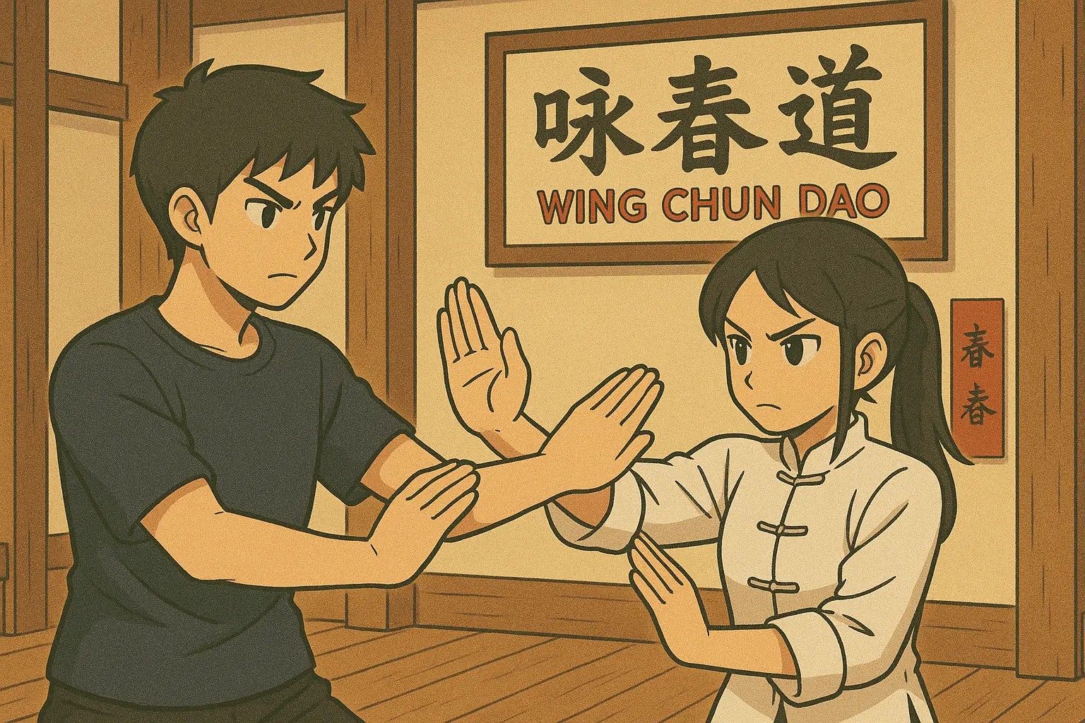 Groupe d'élèves Wing Chun Dao Rouen