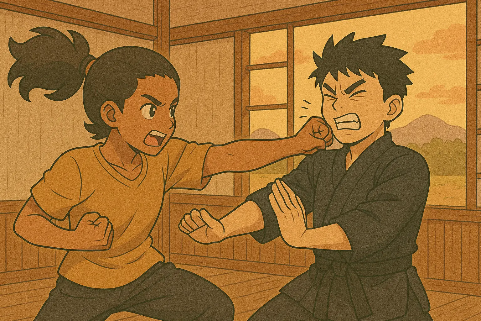 Sifu Dimitri Vaultier en entraînement